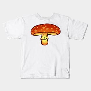 Goblincore Aesthetic Cottagecore Cute - Mycology Fungi Shrooms Mushrooms Kids T-Shirt
